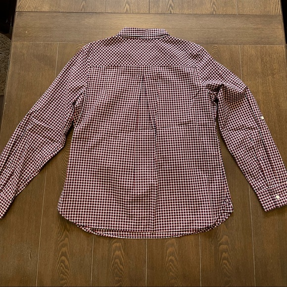 Tommy Hilfiger Woman’s Zip Up Plaid Blouse. Size Large. NWOT - Picture 9 of 11
